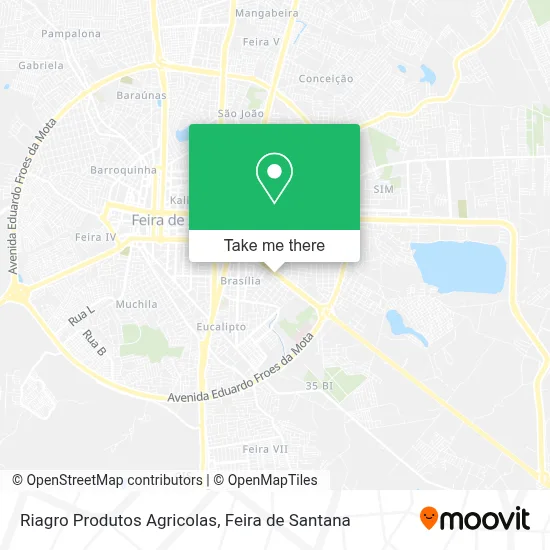 Riagro Produtos Agricolas map