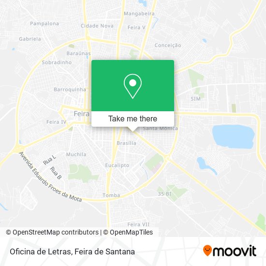 Oficina de Letras map