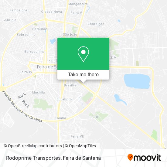 Rodoprime Transportes map