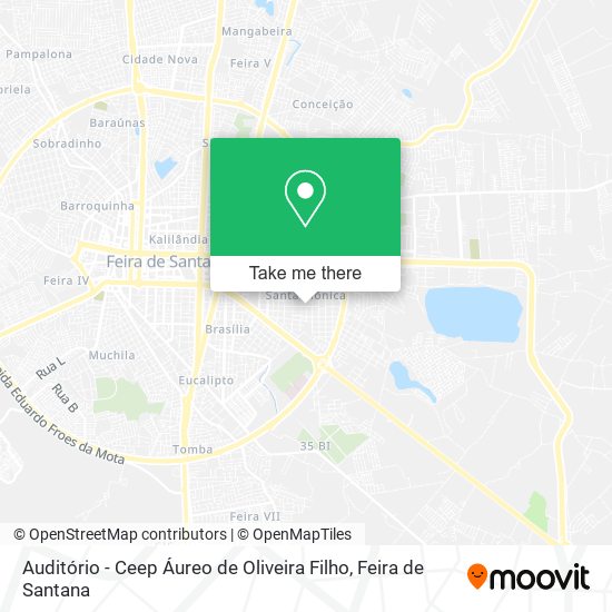 Mapa Auditório - Ceep Áureo de Oliveira Filho