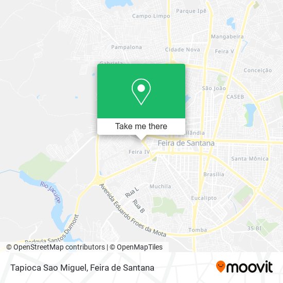 Mapa Tapioca Sao Miguel
