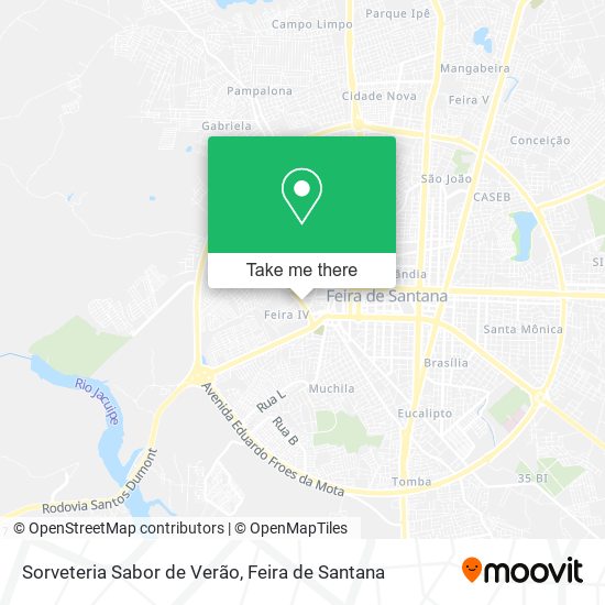 Sorveteria Sabor de Verão map