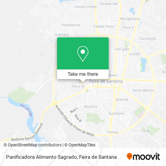 Panificadora Alimento Sagrado map