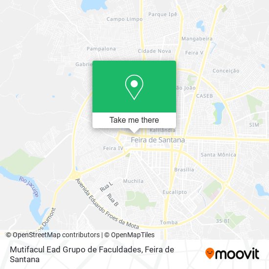 Mutifacul Ead Grupo de Faculdades map