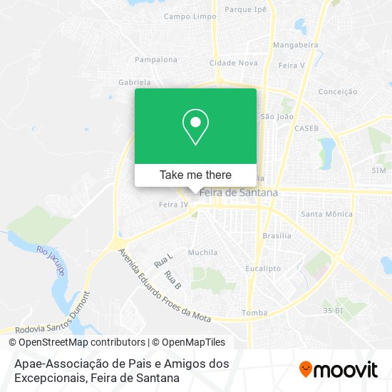 Mapa Apae-Associação de Pais e Amigos dos Excepcionais