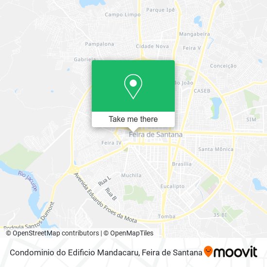 Condominio do Edificio Mandacaru map