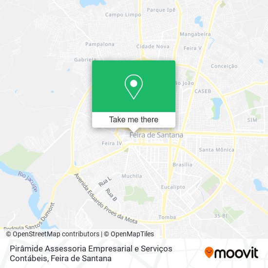 Mapa Pirâmide Assessoria Empresarial e Serviços Contábeis
