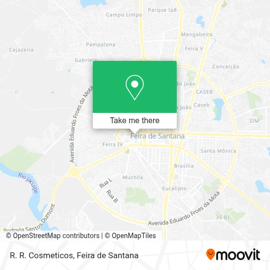 R. R. Cosmeticos map