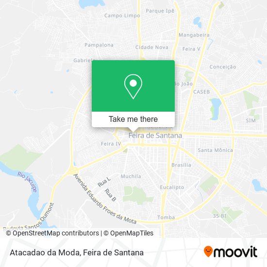 Atacadao da Moda map