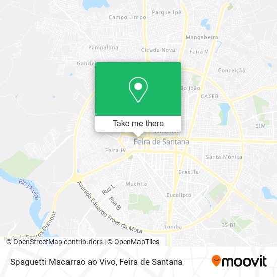 Mapa Spaguetti Macarrao ao Vivo