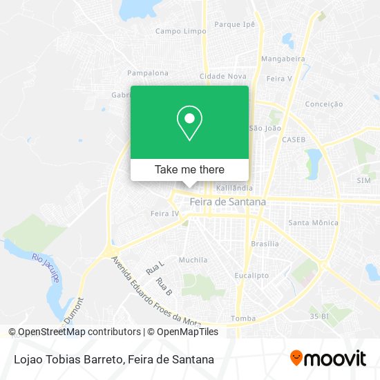 Mapa Lojao Tobias Barreto