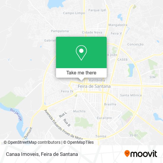 Mapa Canaa Imoveis