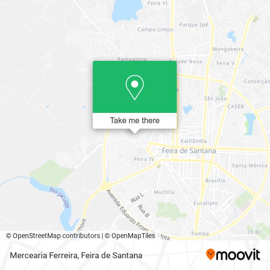 Mapa Mercearia Ferreira