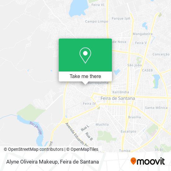 Alyne Oliveira Makeup map