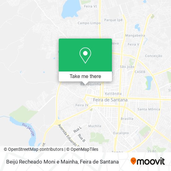 Beijú Recheado Moni e Mainha map