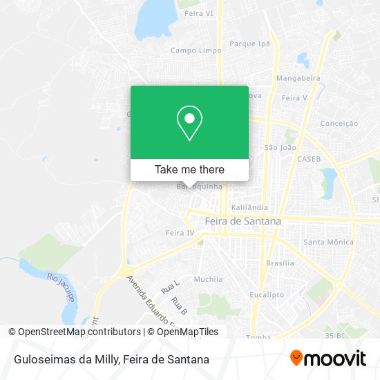 Mapa Guloseimas da Milly