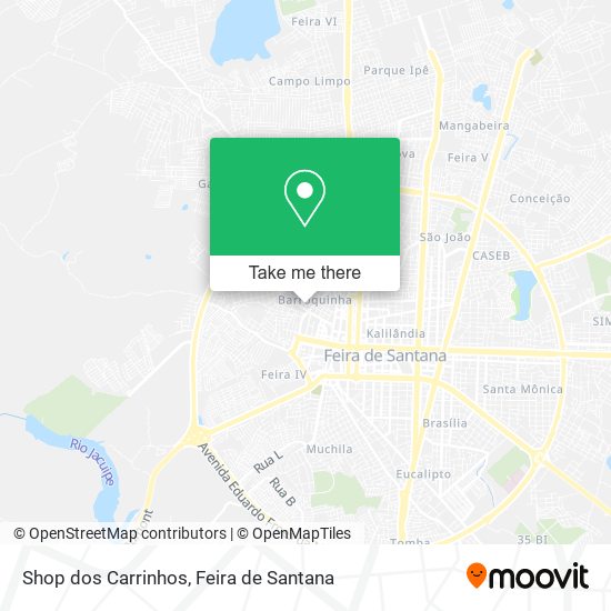 Shop dos Carrinhos map