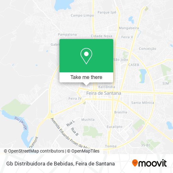 Gb Distribuidora de Bebidas map