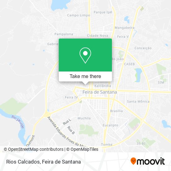 Rios Calcados map