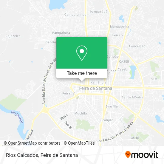 Rios Calcados map
