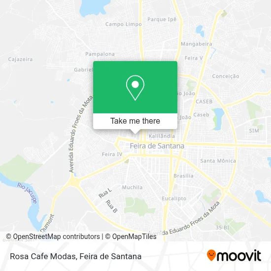Rosa Cafe Modas map