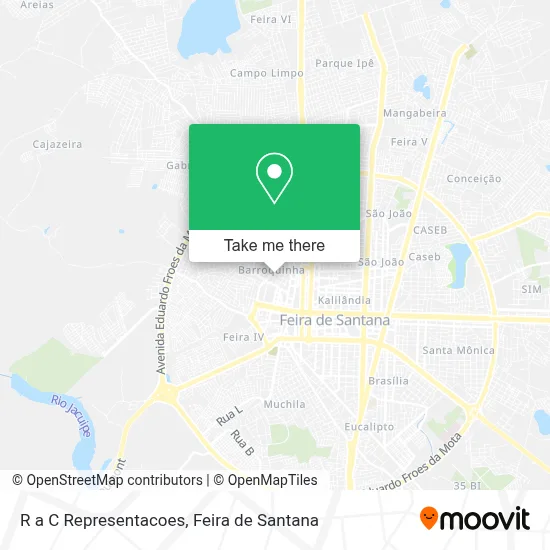 R a C Representacoes map