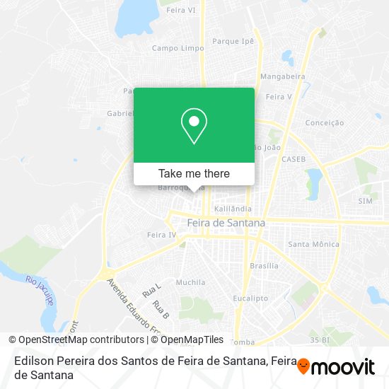 Edilson Pereira dos Santos de Feira de Santana map