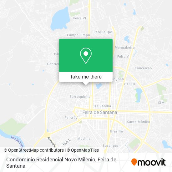 Condomínio Residencial Novo Milênio map