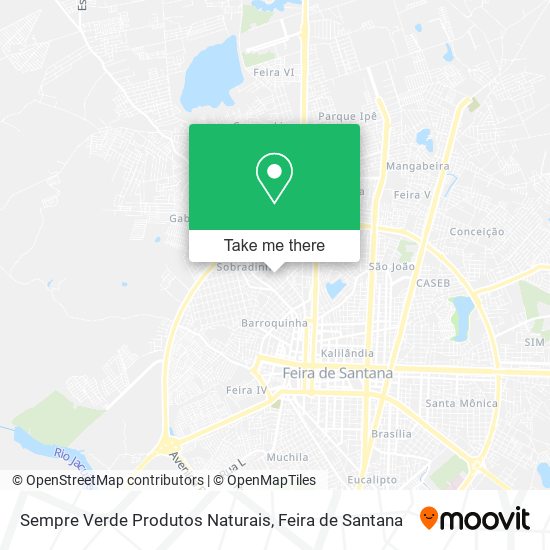 Sempre Verde Produtos Naturais map