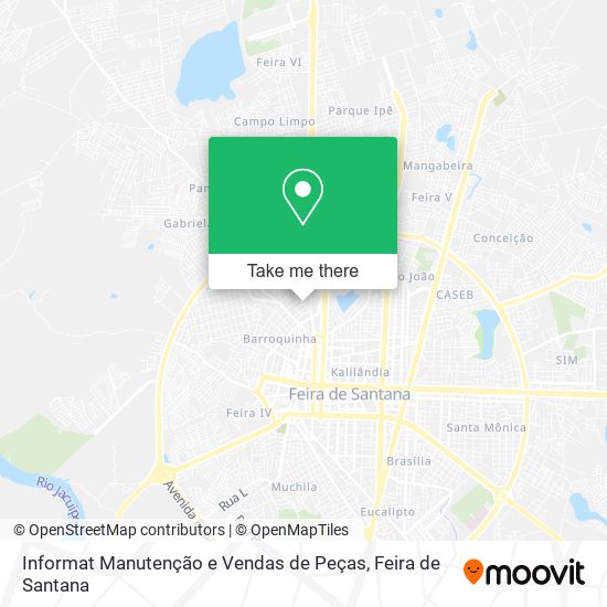 Informat Manutenção e Vendas de Peças map