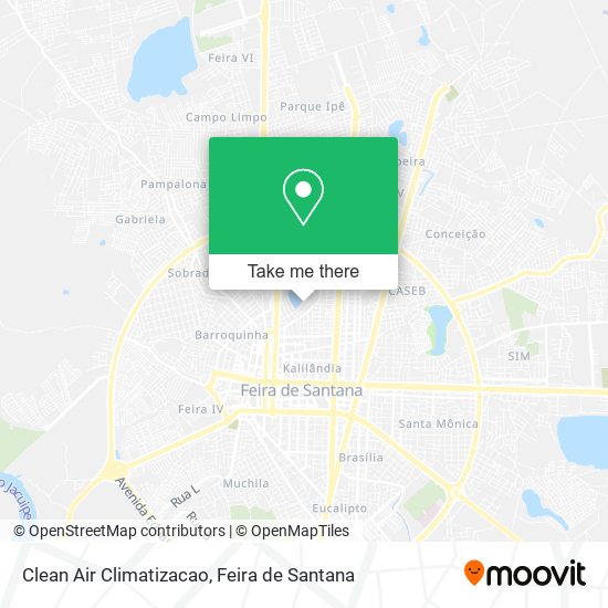 Clean Air Climatizacao map