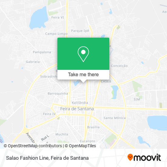 Salao Fashion Line map