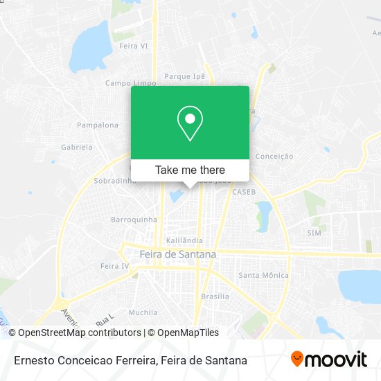 Ernesto Conceicao Ferreira map