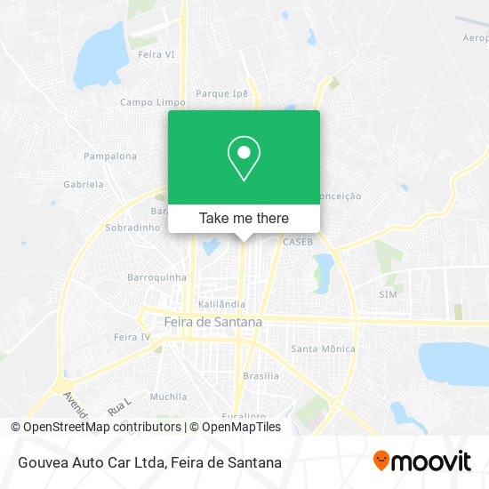 Gouvea Auto Car Ltda map