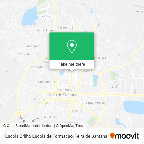 Escola Brilho Escola de Formacao map