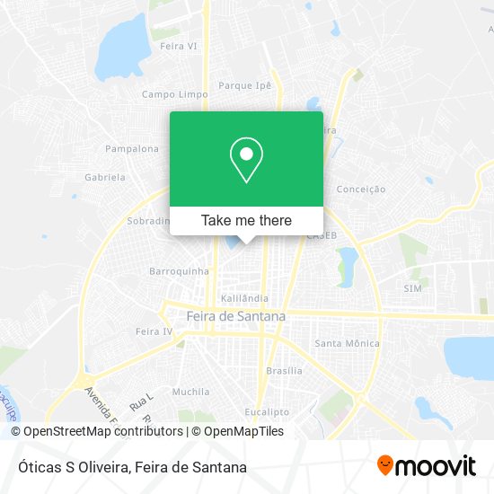Óticas S Oliveira map
