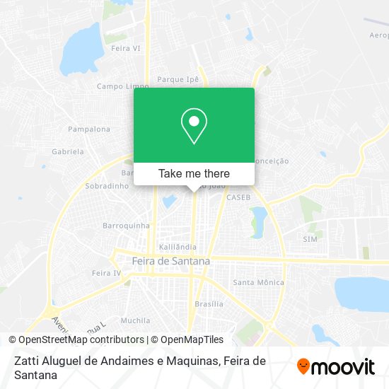 Zatti Aluguel de Andaimes e Maquinas map