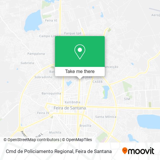 Cmd de Policiamento Regional map