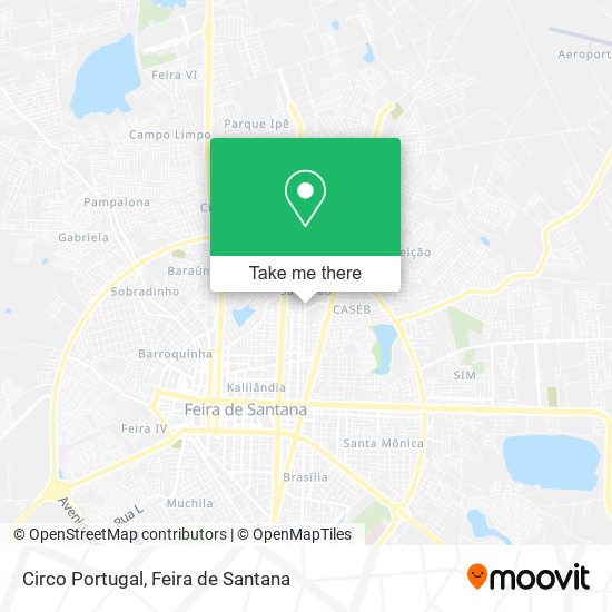 Circo Portugal map