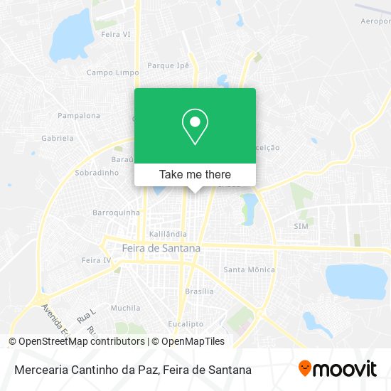 Mercearia Cantinho da Paz map