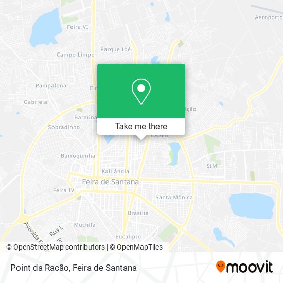 Point da Racão map