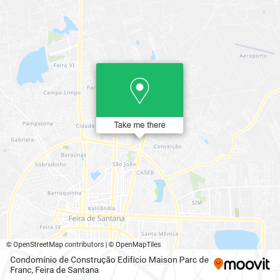 Condomínio de Construção Edifício Maison Parc de Franc map