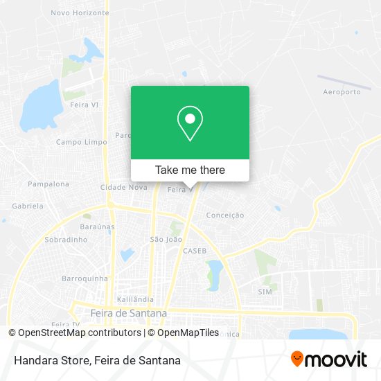 Handara Store map