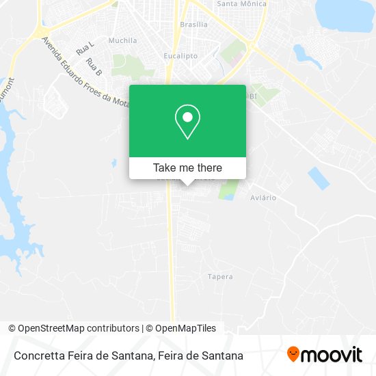 Concretta Feira de Santana map