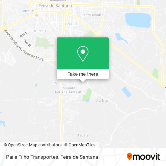 Pai e Filho Transportes map