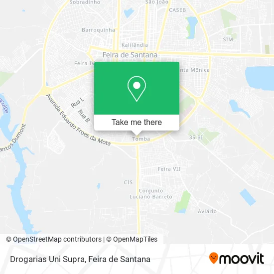 Drogarias Uni Supra map