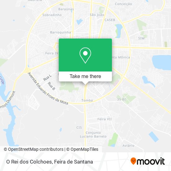 O Rei dos Colchoes map