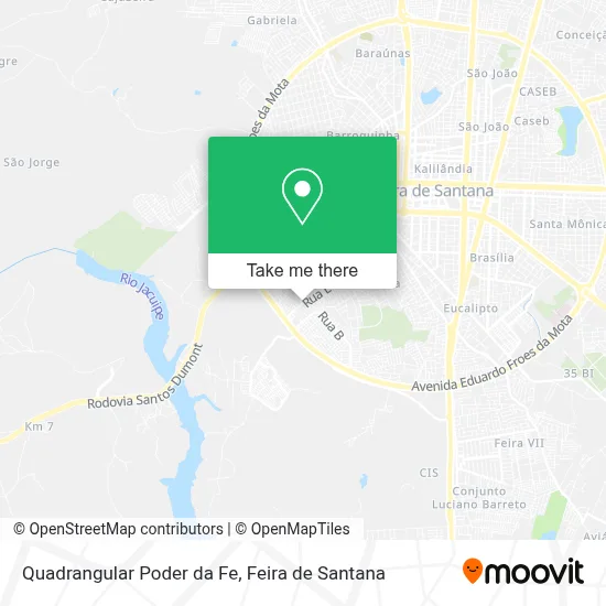 Quadrangular Poder da Fe map