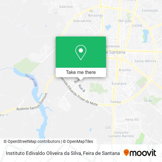 Mapa Instituto Edivaldo Oliveira da Silva