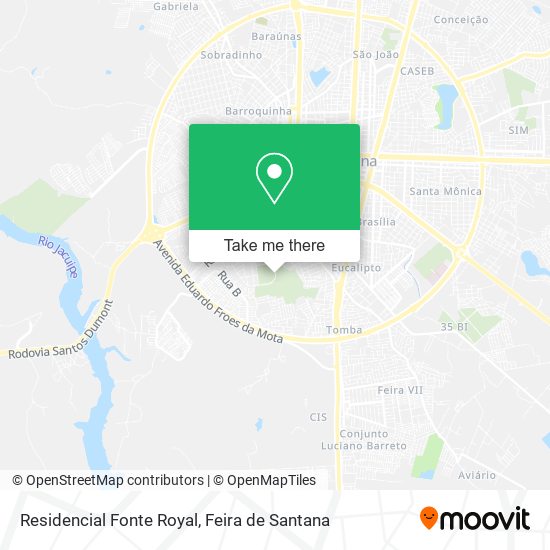 Residencial Fonte Royal map